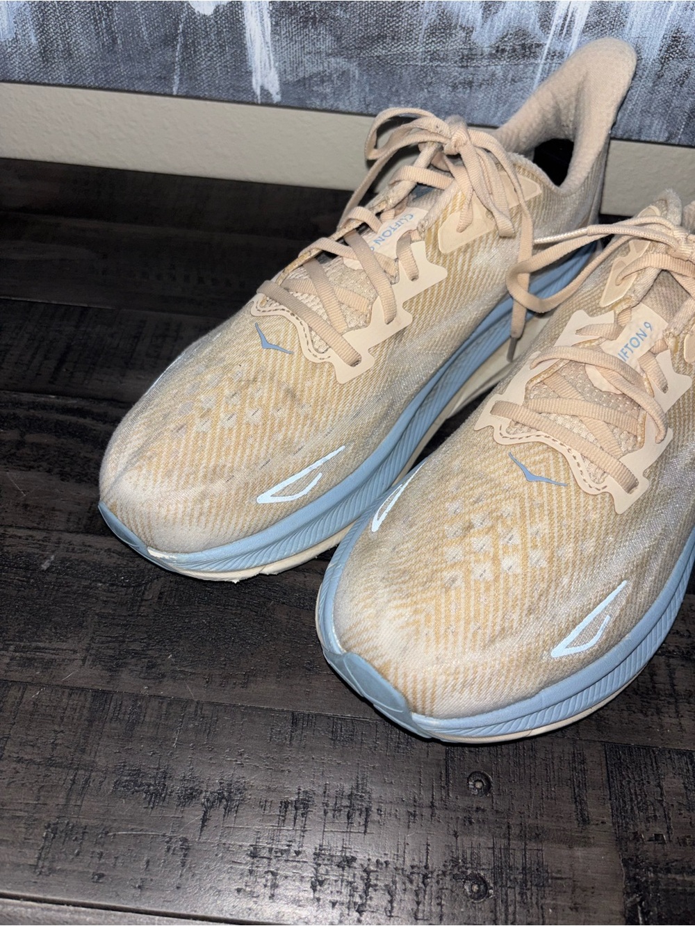 Hoka Clifton 9 running shoes MENS SZ 13D - Picture 10 of 13